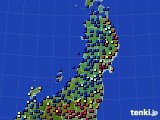 東北地方のアメダス実況(日照時間)(2019年12月03日)