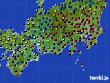 東海地方のアメダス実況(日照時間)(2019年12月03日)