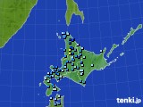 北海道地方のアメダス実況(積雪深)(2019年12月04日)