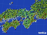 近畿地方のアメダス実況(日照時間)(2019年12月04日)