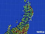 東北地方のアメダス実況(日照時間)(2019年12月05日)