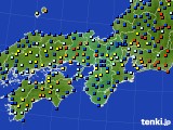 近畿地方のアメダス実況(日照時間)(2019年12月05日)