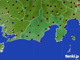 静岡県のアメダス実況(日照時間)(2019年12月05日)