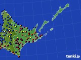 道東のアメダス実況(日照時間)(2019年12月05日)