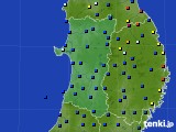 秋田県のアメダス実況(日照時間)(2019年12月05日)