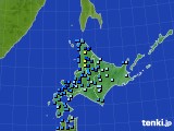 北海道地方のアメダス実況(積雪深)(2019年12月06日)