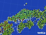 中国地方のアメダス実況(日照時間)(2019年12月07日)