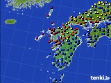 九州地方のアメダス実況(日照時間)(2019年12月07日)