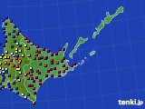 2019年12月07日の道東のアメダス(日照時間)