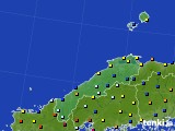 2019年12月07日の島根県のアメダス(日照時間)