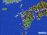 2019年12月09日の九州地方のアメダス(日照時間)