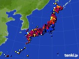 アメダス実況(日照時間)(2019年12月09日)