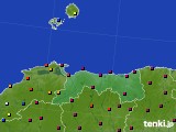 2019年12月09日の鳥取県のアメダス(日照時間)