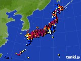 アメダス実況(日照時間)(2019年12月10日)