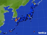 アメダス実況(日照時間)(2019年12月11日)