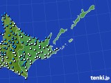 2019年12月11日の道東のアメダス(気温)