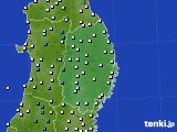 2019年12月11日の岩手県のアメダス(気温)