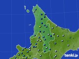 2019年12月12日の道北のアメダス(積雪深)