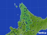 2019年12月13日の道北のアメダス(積雪深)