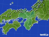 近畿地方のアメダス実況(降水量)(2019年12月14日)