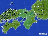 近畿地方のアメダス実況(降水量)(2019年12月17日)