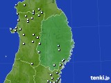 岩手県のアメダス実況(降水量)(2019年12月17日)