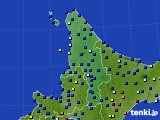 道北のアメダス実況(日照時間)(2019年12月18日)