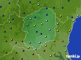 2019年12月18日の栃木県のアメダス(日照時間)