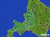 道央のアメダス実況(日照時間)(2019年12月19日)