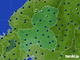 岐阜県のアメダス実況(日照時間)(2019年12月19日)