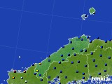 2019年12月19日の島根県のアメダス(日照時間)