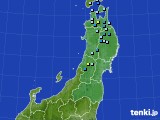 東北地方のアメダス実況(積雪深)(2019年12月20日)