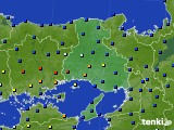 兵庫県のアメダス実況(日照時間)(2019年12月21日)