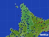 道北のアメダス実況(日照時間)(2019年12月23日)