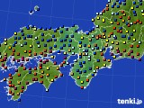 近畿地方のアメダス実況(日照時間)(2019年12月24日)