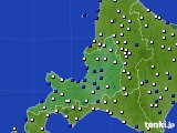 道央のアメダス実況(風向・風速)(2019年12月24日)