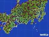 東海地方のアメダス実況(日照時間)(2019年12月25日)