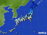 2019年12月27日のアメダス(気温)
