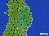 岩手県のアメダス実況(日照時間)(2019年12月28日)