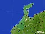 2019年12月29日の石川県のアメダス(日照時間)