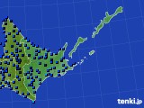 2019年12月29日の道東のアメダス(気温)