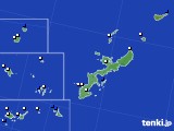 沖縄県のアメダス実況(風向・風速)(2019年12月29日)