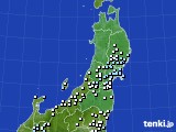 2019年12月30日の東北地方のアメダス(降水量)