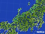 北陸地方のアメダス実況(日照時間)(2019年12月30日)