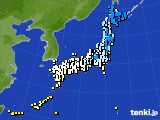 アメダス実況(気温)(2019年12月30日)