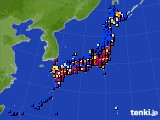 アメダス実況(日照時間)(2019年12月31日)
