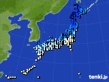 アメダス実況(気温)(2019年12月31日)