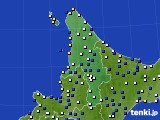 道北のアメダス実況(風向・風速)(2019年12月31日)