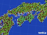 2020年01月02日の四国地方のアメダス(日照時間)
