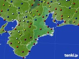 三重県のアメダス実況(日照時間)(2020年01月03日)